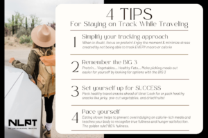 4 Tips For Staying on Track While Traveling