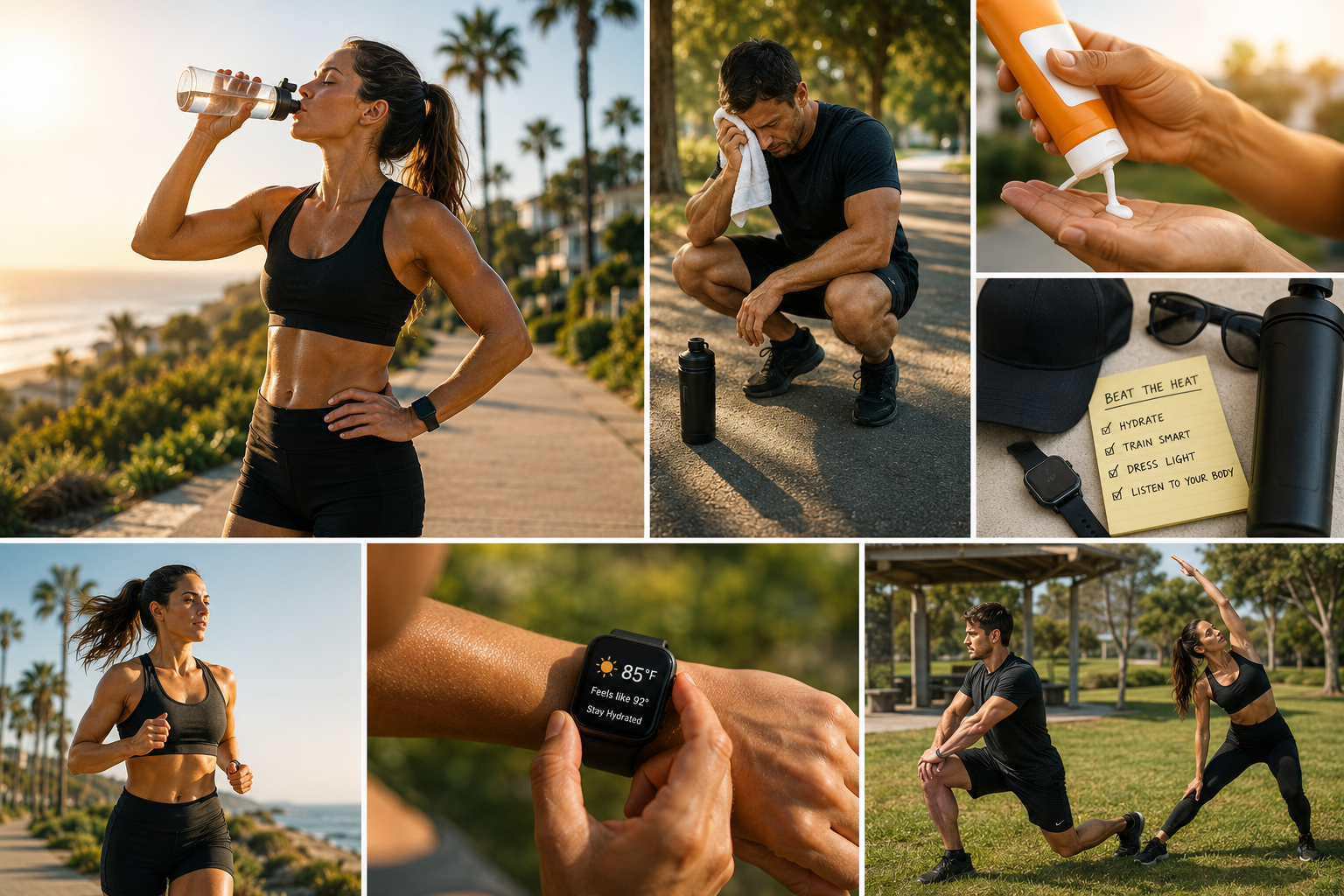 how to exercise safely in the heat