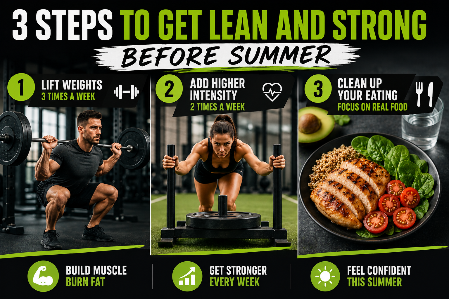 steps to get lean before summer steps to get lean before summer